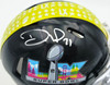 Devon Witherspoon Autographed Seattle Seahawks Black Super Bowl LX Logo Speed Mini Helmet MCS Holo Stock #265534