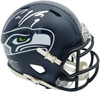 Uchenna Nwosu Autographed Seattle Seahawks Blue Super Bowl LX Champions Logo Speed Mini Helmet MCS Holo Stock #265544