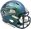 Rashid Shaheed Autographed Seattle Seahawks Rivalries Speed Mini Helmet MCS Holo Stock #265569