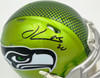 Julian Love Autographed Seattle Seahawks Flash Green Speed Mini Helmet MCS Holo Stock #265581