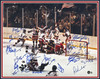 1980 Team USA Miracle on Ice Autographed Framed 16x20 Photo With 19 Signatures Beckett BAS Witness Stock #262545