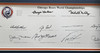 Chicago Bears Greats Autographed Framed Panoramic Photo With 20 Signatures Including Walter Payton Beckett BAS Stock #262546
