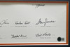 Chicago Bears Greats Autographed Framed Panoramic Photo With 20 Signatures Including Walter Payton Beckett BAS Stock #262546