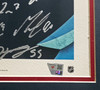 2021-22 Seattle Kraken Inaugural Team Autographed Fanatics Framed Lithograph #/32 With 25 Signatures Fanatics Holo Stock #262548