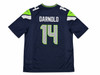 Seattle Seahawks Sam Darnold Autographed Blue Nike Super Bowl LX Patch Jersey Size XL Beckett BAS Witness Stock #265419