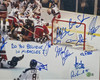 1980 Team USA Autographed Framed 16x20 Photo "Do You Believe In Miracles?!" With 19 Signatures Including Mike Eruzione Beckett BAS Witness #W354073