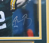 Aaron Rodgers Autographed Framed 8x10 Photo Green Bay Packers Beckett BAS QR #BA85100