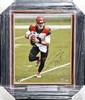 Joe Burrow Autographed Framed 16x20 Photo Cincinnati Bengals Fanatics Holo #DQ16474335