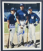 Rickey Henderson, Dave Winfield & Don Mattingly Autographed Framed 8x10 Photo New York Yankees Beckett BAS #AE37124