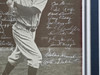 1941-42 New York Yankees Team Autographed Framed 7x10 Photo With 27 Signatures Including Joe DiMaggio Beckett BAS #AE49195