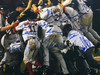 2004 Boston Red Sox World Series Champions Autographed Framed 16x20 Photo With 26 Signatures Including David Ortiz & Pedro Martinez Steiner Holo SKU #265752