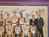1967-68 Philadelphia 76ers Team Autographed Framed 16x20 Photo With 12 Signatures Including Wilt Chamberlain PSA/DNA #AI02736