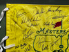 Masters Champions Autographed Framed Masters Flag With 32 Signatures Including Tiger Woods & Jack Nicklaus Beckett BAS #AC37759