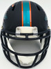 Ricky Williams Autographed Miami Dolphins Black Rivalries Speed Mini Helmet JSA Stock #265677
