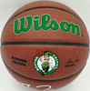 Kevin Garnett Autographed Composite Leather Logo Basketball Boston Celtics Beckett BAS Witness Stock #265804