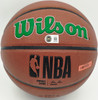 Kevin Garnett Autographed Composite Leather Logo Basketball Boston Celtics Beckett BAS Witness Stock #265804