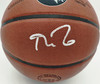 Kevin Garnett Autographed Composite Leather Logo Basketball Minnesota Timberwolves Beckett BAS Witness Stock #265805