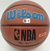 Kevin Garnett Autographed Composite Leather Logo Basketball Minnesota Timberwolves Beckett BAS Witness Stock #265805
