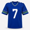 Seattle Seahawks Uchenna Nwosu Autographed Blue Throwback Jersey MCS Holo Stock #265565