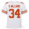 Texas Longhorns Ricky Williams Autographed White Jersey JSA Witness Stock #265682