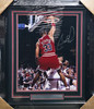 Scottie Pippen Autographed Framed 16x20 Photo Chicago Bulls Beckett BAS QR #BQ62105
