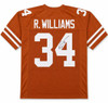 Texas Longhorns Ricky Williams Autographed Orange Jersey JSA Stock #265683