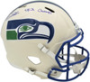Zach Charbonnet Autographed Seattle Seahawks Cream Full Size Retro Speed Replica Helmet "SB LX Champs" MCS Holo Stock #265875