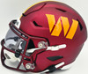 Mike Sainristil Autographed Maroon Riddell SpeedFlex MIDI Mid-Size Helmet Washington Commanders "Frozone!" Beckett BAS Witness Stock #265849