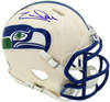 Zach Charbonnet Autographed Seattle Seahawks Cream Retro Speed Mini Helmet MCS Holo Stock #265879