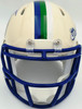 Zach Charbonnet Autographed Seattle Seahawks Cream Retro Speed Mini Helmet MCS Holo Stock #265879