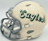 Michael Vick Autographed Philadelphia Eagles Cream Retro Speed Mini Helmet Beckett BAS Witness Stock #265886