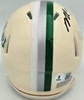 Michael Vick Autographed Philadelphia Eagles Cream Retro Speed Mini Helmet Beckett BAS Witness Stock #265886