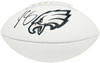 LeSean McCoy Autographed Philadelphia Eagles White Logo Football Beckett BAS Witness Stock #265863