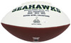 Zach Charbonnet Autographed Seattle Seahawks White Logo Football MCS Holo Stock #265876