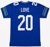 Seattle Seahawks Julian Love Autographed Blue Throwback Jersey MCS Holo Stock #265666
