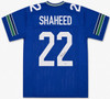 Seattle Seahawks Rashid Shaheed Autographed Blue Throwback Jersey MCS Holo Stock #265665