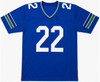Seattle Seahawks Rashid Shaheed Autographed Blue Throwback Jersey MCS Holo Stock #265665
