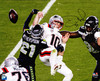 Devon Witherspoon Autographed 16x20 Photo Seattle Seahawks Super Bowl LX Fumble MCS Holo Stock #265932