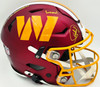Mike Sainristil Autographed Washington Commanders Red Full Size SpeedFlex Authentic Helmet "Hail to the Commanders! Frozone!" Beckett BAS Witness #WU36076