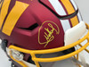 Mike Sainristil Autographed Washington Commanders Red Full Size SpeedFlex Authentic Helmet "Hail to the Commanders! Frozone!" Beckett BAS Witness #WU36076