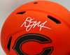 DJ Moore Autographed Chicago Bears Orange Full Size Speed Authentic Helmet Beckett BAS Witness #3W302263