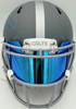 Jonathan Taylor Autographed Indianapolis Colts Slate Gray Full Size Speed Authentic Helmet "For The Shoe" Fanatics Holo #DC75984459
