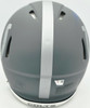Jonathan Taylor Autographed Indianapolis Colts Slate Gray Full Size Speed Authentic Helmet "For The Shoe" Fanatics Holo #DC75984459