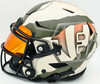 Ja'Marr Chase Autographed Cincinnati Bengals White Full Size SpeedFlex Authentic Helmet Beckett BAS Witness #2W485245