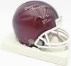Darren McFadden Autographed Arkansas Razorbacks Red Mini Helmet "Run DMC" PSA/DNA #Q34615