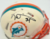 Ricky Williams Autographed Miami Dolphins Cream Retro Speed Mini Helmet JSA Witness #WC621386