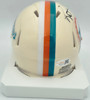 Ricky Williams Autographed Miami Dolphins Cream Retro Speed Mini Helmet JSA Witness #WC621386