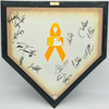 2004 Minnesota Twins Autographed Home Plate With 13 Signatures Including Justin Morneau MLB Holo #MT00273011