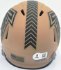 Bijan Robinson Autographed Atlanta Falcons Salute to Service Speed Mini Helmet Beckett BAS Witness #1W878980