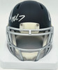 Bijan Robinson Autographed Atlanta Falcons Matte Black Speed Mini Helmet Beckett BAS Witness #4W780637